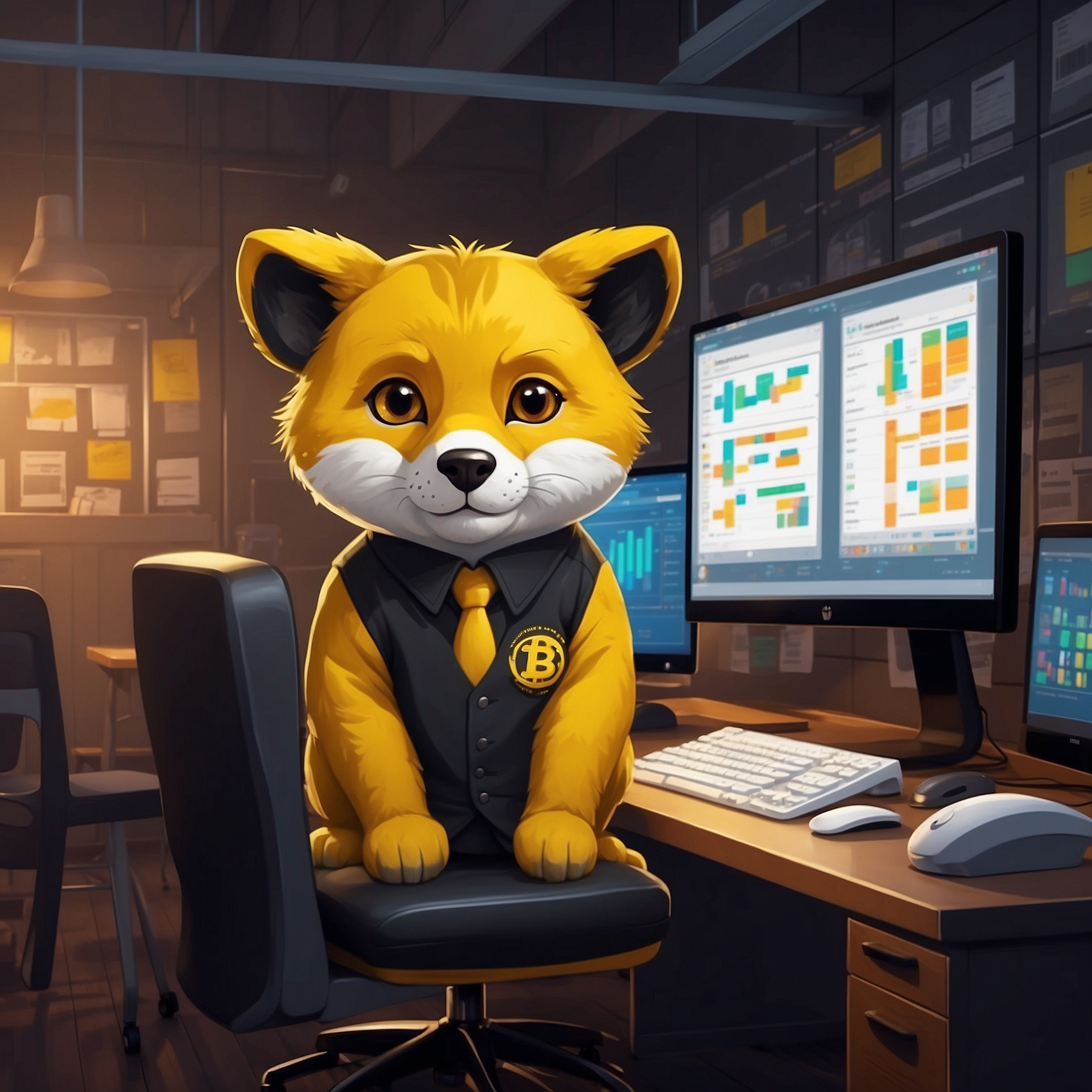 Leonardo_Kino_XL_Create_a_cute_animal_mascot_as_a_cryptocurren_0